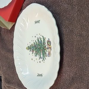 Nikko happy holidays, oval platter 14"